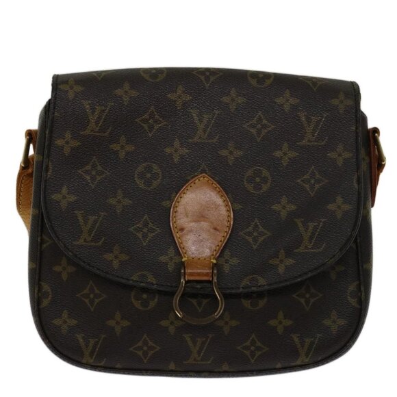 LOUIS VUITTON Monogram Saint Cloud GM Shoulder Bag M51242 LV Auth 67728 - Picture 9 of 16